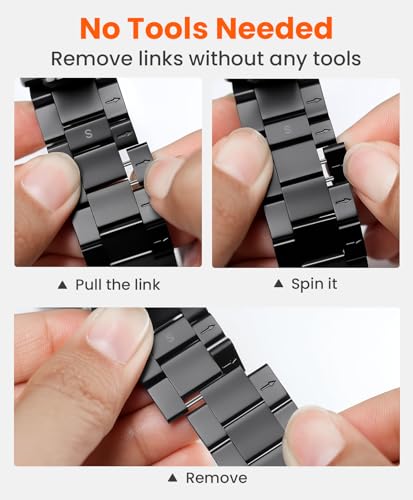 Bracelet titane réglable CRNS03-PRO pour éviter les rayures Apple Watch