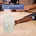 Evwoge Rubber Hammer Mallet for Leatherwork Leather Carving Cowhide Sew DIY Leathercraft Wooden Mallet Wood Handle (T-Head)