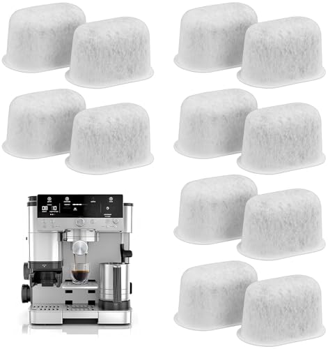 ECHOBUY Lot de 12 Filtres à Eau Accessoires pour Ninja Luxe Cafe Filtre à Eau à Charbon Actif pour Réduit le Calcaire et les Dépôts Minéraux