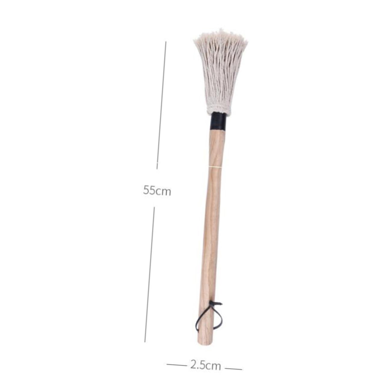 2 Pièces Brosse à Viande Barbecue Brosse de Nettoyage pour Barbecue Pinceau Sauce Barbecue pinceaux Cuisine bac Potager Brosse en Fil de Coton Pinceau à badigeonner en Bois