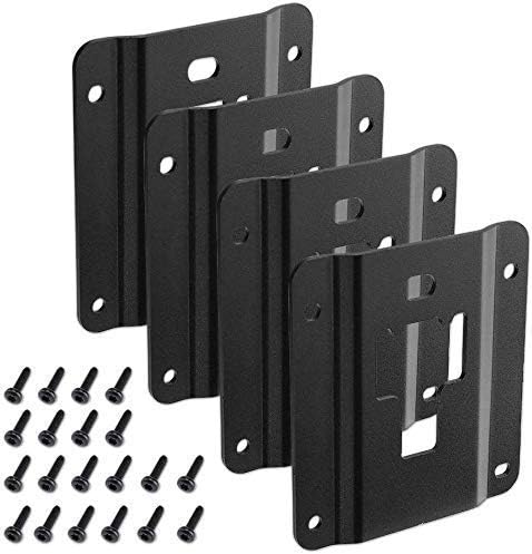ISSYAUTO 4 Pack Tie Down Anchors with Plates Compatible with 2015-2021 2022 F150 F250 F350 Boxlink Bed Tie Downs, Anti-Theft Screws, Christmas Thanksgiving Gifts for Men Women