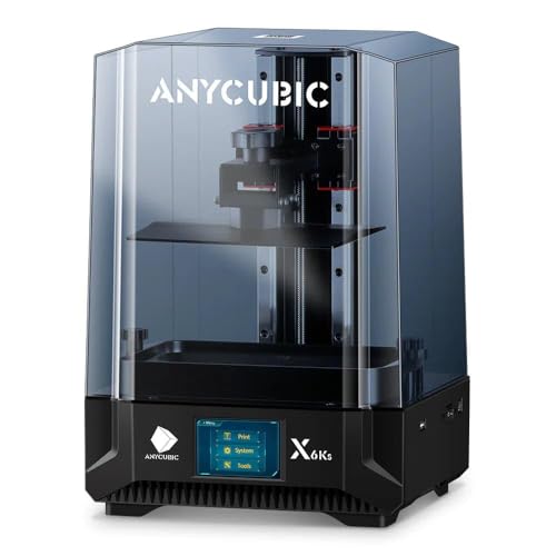 ANYCUBIC Photon Mono X 6Ks Resin 3D Printer with 9.1 Inch 6K Screen, Double Rail Z Axis, Lighturbo Matrix Light Source, 