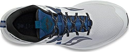 Saucony Men's Ride 15 TR Trail Running Shoe, Fog/Twilight, 13 | Image 2