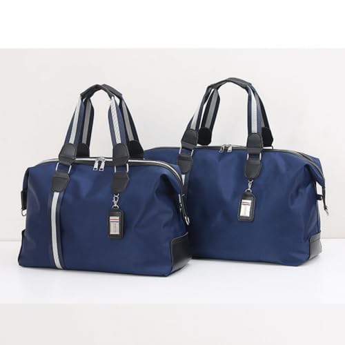 FUNSEED Travel Bag for Women Men, Large Capacity Waterproof Foldable Nylon Business Tote Travel Bag4