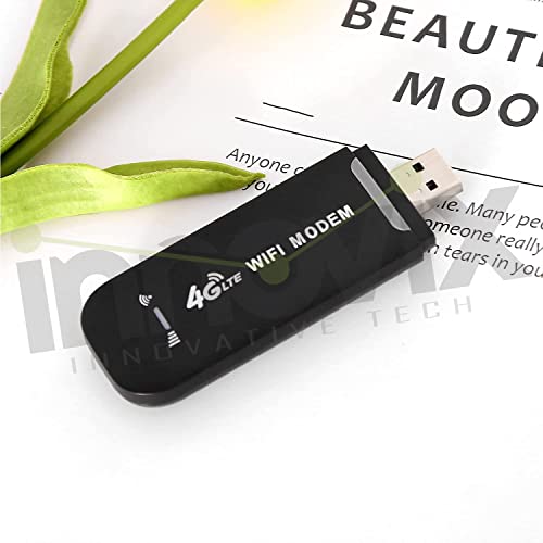 Image of 4G Wireless Dongle with All Sim Support, High Speed 4G WiFi Dongle | 4G Data Card Portable WiFi Hotspot with 150 Mbps Single Band Premium Chipset (4g Dongle Connects Up to 10 Devices)