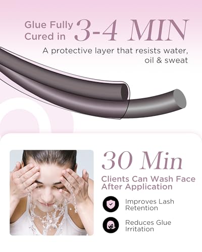 BEYELIAN Lash Bonder for Eyelash Extension, Lash Sealant, Super Bonder Longer Retention, Can Wash Face Free, Help Glue Bond Better, Glue Primer Accelerate Drying Time, Low Irritation, Water Oil Proof
