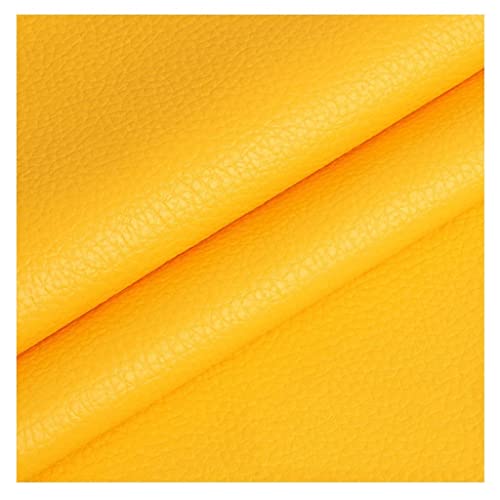 Similicuir matière imitation cuir jaune pour rafraîchir le salon et créer des sacs