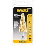 DEWALT Step Drill Bit, Impact Ready, 3/16-Inch-7/8-Inch (DWA1786IR)