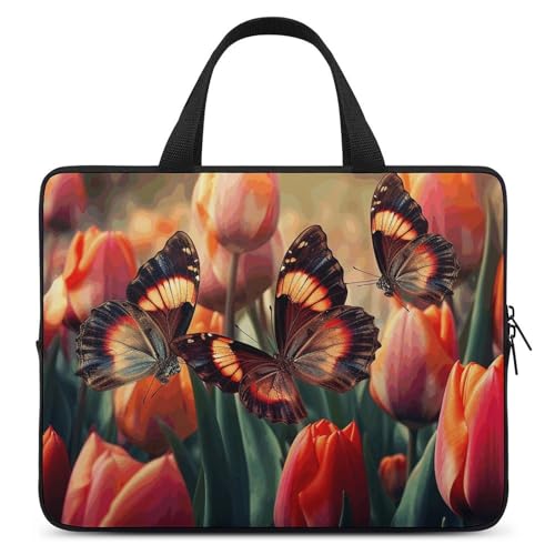 Sac à bandoulière pour ordinateur portable fini les rayures sur votre 15 pouces grâce au style fleurs