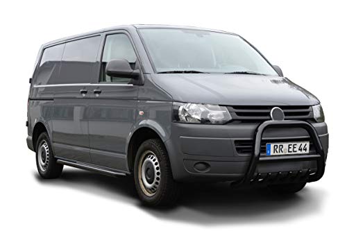 Frontschutzbügel SCHWARZ ø 76mm mit Unterfahrschutz mit EG-Typengenehmigung/ABE – Bild 3