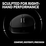 Logitech G PRO X Superlight 2 DEX Wireless Gaming Mouse, 60g pro-Grade Right-Handed Mouse with 5 programmable Buttons, USB-C Charging, 44k DPI Sensor, up to 8 kHz Polling for PC/Mac - Black - Image 2