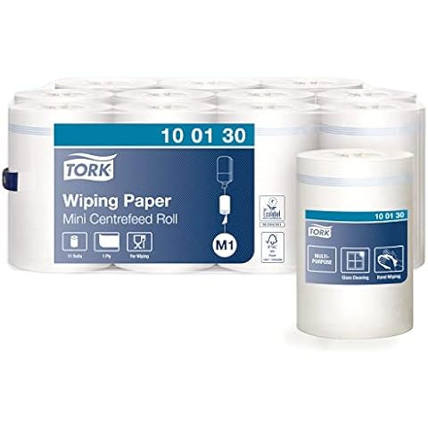 Tork 1 Ply Absorbent Paper Rolls for Cleaning Cover