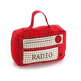 Sujeta puertas radio roja Versa Sujetapuertas Radio Roja Figuritas Decorativas, Poliéster, Rojo, Única