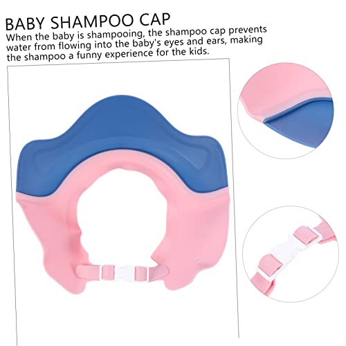 Totority 2 Unidades chapéu de shampoo de bebê Chapéu de banho para crianças Chapéu de banho ajustáve