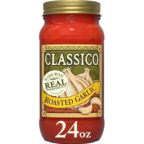 Classico Roasted Garlic Pasta Sauce, 24 oz Jar Cover