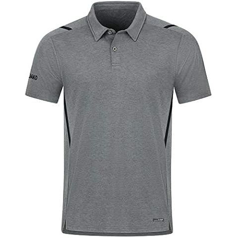 JAKO Polo Challenge, Gris Piedra Jaspeado/Negro, XXXXL Cover