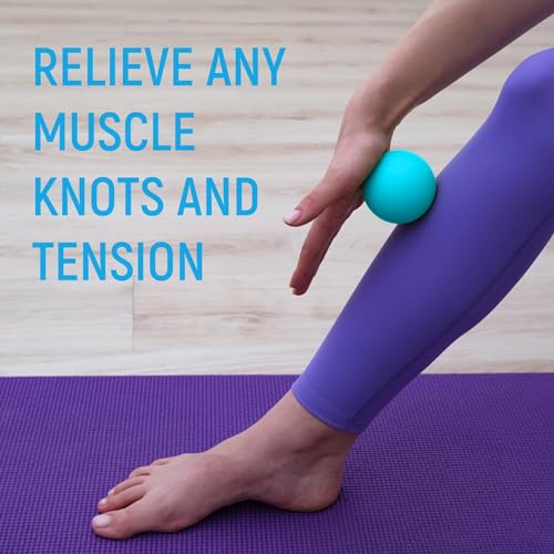 Lacrosse-Ball-Massage-Ball-Therapy-Myofascial-Release-Physical-Therapy-Balls-Deep-Tissue-Trigger-Point-Ball-for-Back-Foot-Massage-Ball-Plantar-Fasciitis-Yoga-Tune-Up-Firm-25-Diameter-2-Pack