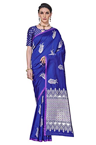 Image of Glory Sarees Women's Banarasi Silk Saree with Blouse Piece (GS Kara143 Parent)