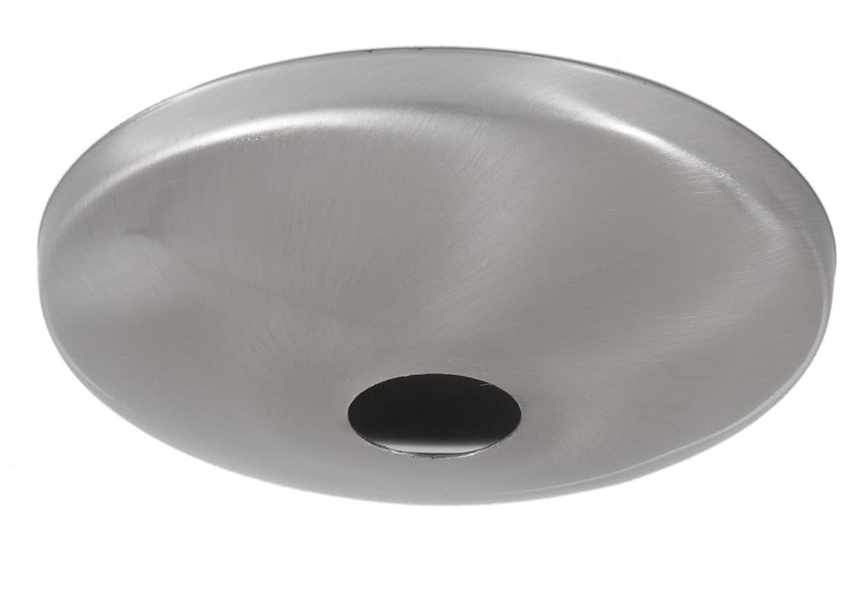 B&amp;P Lamp® Satin Nickel Screw Collar Ceiling Light Canopy Plate