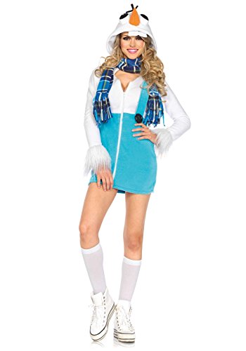 Costume sexy de bonhomme de neige déguisement adulte Leg Avenue