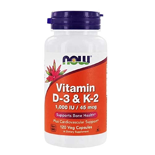 Vitamina d3+k2 Now 120s Nowfoods