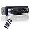 NK Auto Autoradio - 1 DIN - 4x40W - Bluetooth 4.0 , AUX Funktion, MP3 Player und x2 USB, FM Stereo Sound, Freisprecheinrichtung, Fernbedienung, LCD Display, iOS & Android (eMark)