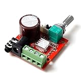 mini modulos amplificadores  GAOHOU Mini Hi-Fi Audio PAM8610 Módulo Clase D 2X10W Doble Canal Amplificador Estéreo