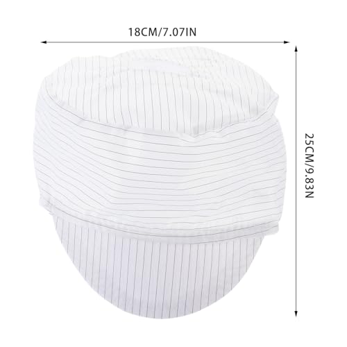 Gorros de trabajo antiestáticos y transpirables POPETPOP en pack de 5 piezas 2