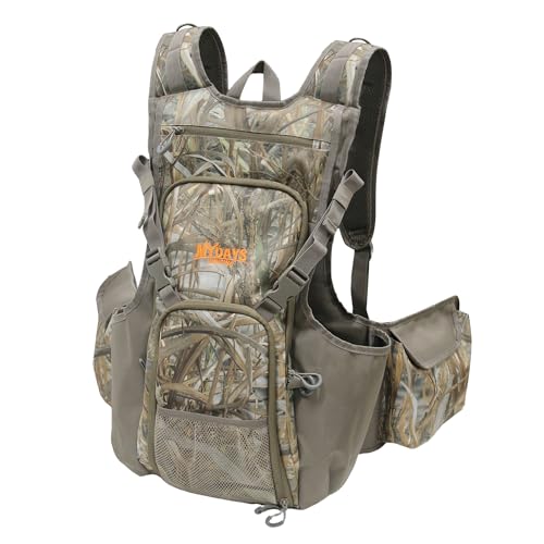 MYDAYS Upland Bird Vest Backpack, Hunting Tactical Vest with Game Pouch and Pockets for Outdoor Bird Hunting (Camo) - image 1