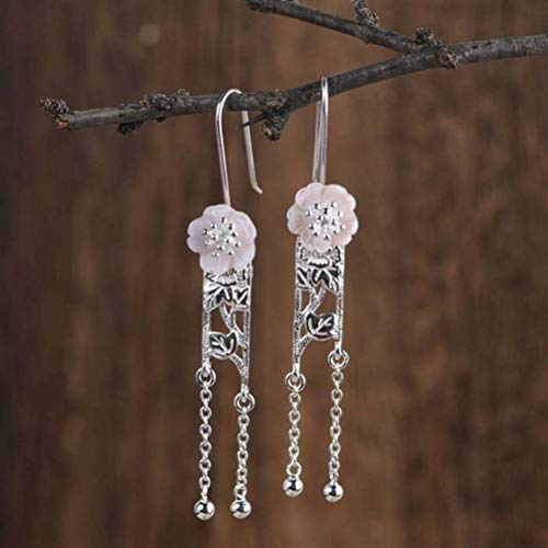 Boucle d'oreille pour femmes style chinois finition joaillerie