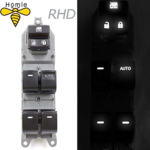 Buy ZILLENCar Switches & Relays RHD Lighted LED Power Single Window