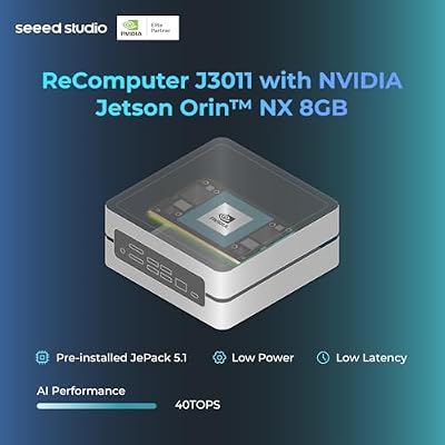 seeed استوديو NVIDIA جيتسون أورين نانو 8 GB (إعادة الكمبيوتر J3011) مع كابل الطاقة