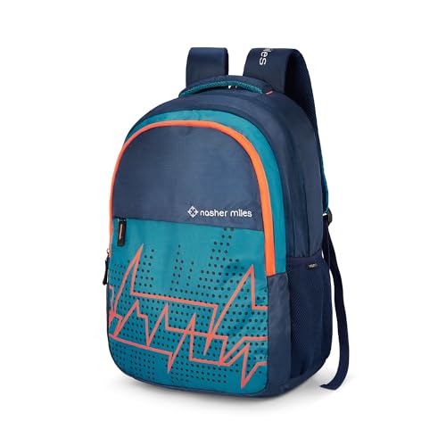 Nasher Miles Pulse Backpack for Men & Women | 3 compartment/Casua...