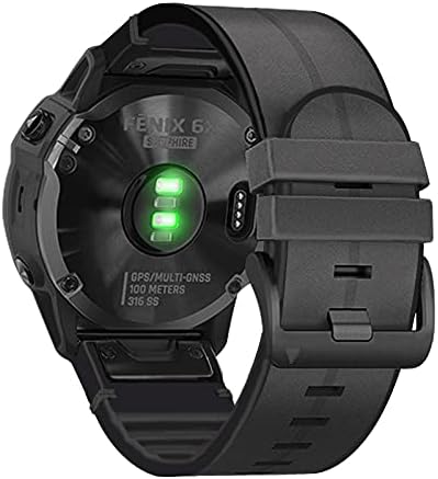 Fleshy Leaf 22mm Band Compatible for Garmin Fenix 7/6/ 6 Pro,Fenix 5/5 Plus,Approach S60 S62,Forerunner 935 945 - Image 4