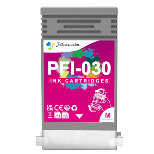 Image of PFI-030M PFI-030 Magenta Pigment Ink Compatible with Canon PFI-030, 55ML | PFI-030 Magenta Ink Cartridges, PFI-030M for imagePROGRAF TA-20 TA-30 TM-240 TM-340 Printers (1-Pack)