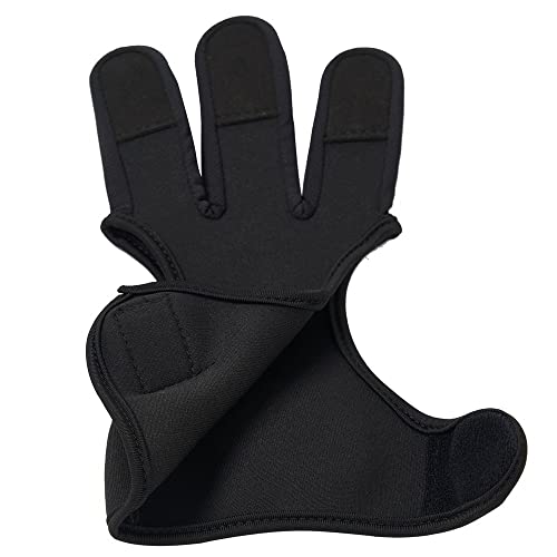 Toparchery Archery Glove Three Finger Guard - Shooting Gloves Finger Tab For Men Women Adults Youth Beginner, Recurve Compound Bow Hunting Target Archery Accessories #TOP4