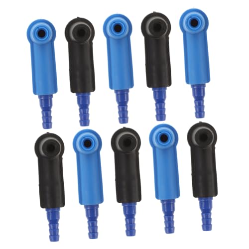 Vaguelly 10Pcs Brake Bleeder Connector Kit Automotive Brake Fluid Suction Hose Adapters for Quick Fluid Replacement Compatible with Various Vehicle Models Efficient Maintenance Tool