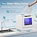 EUHOMY Countertop Dishwasher, 8 Programs Portable Dishwasher with 5L Built-in Water Tank and Inlet hose, No Hookup Needed, Mini Dishwasher with Self Clean/Baby Care/Air Dry, for Apartments, RVs, White