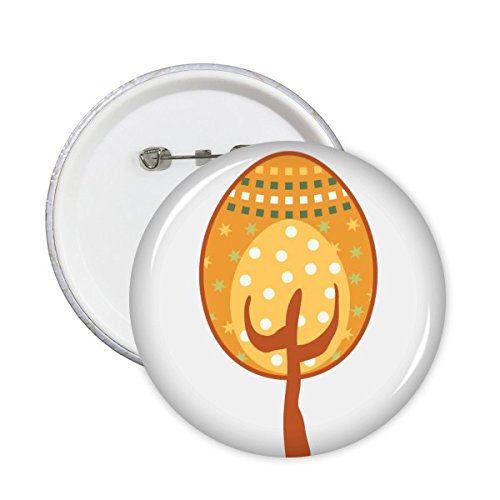 Badge bouton Pâques Religion décoratif jaune sur vos vêtements pour les fêtes de famille