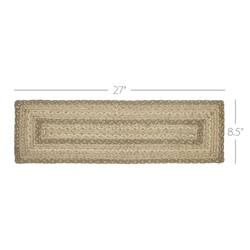 VHC-Brands-Cobblestone-Stair-Tread-Jute-Blend-Rect-Tan-Grey-White-85-x-27-inches VHC Brands Cobblestone Stair Tread Jute Blend Rect Tan Grey White 85 x 27 inches