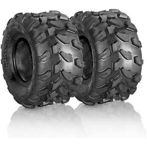 PARTS-DIYER Set of 2 18x9.5-8 All-Terrain ATV UTV Sport Tires Rear Left & Right Tires Tubeless 4PR Cover