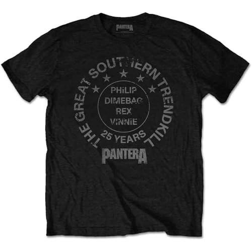 T-Shirt Pantera Trendkill Rock Off Idéal pour Concerts et Festivals