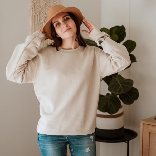 Custom Embroidered Initial Heart Sweatshirt, Cute Matching Sweatshirts for Couples, Custom Matching Sweatshirts for Couples Multicolor4