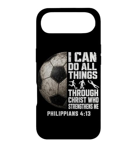 I Can Do All Things Through Christ �N���X�`���� �T�b�J�[�I�� �X�}�z�P�[�X iPhone Air �p