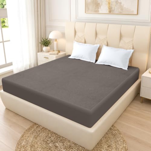 Rivermoor Waterproof Mattress Protector King 72x72 Inches Dark Grey - Image 2