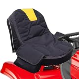 FALMDCQ Coprisedile per Trattore, Compatibile per Snapper Hi-Vac/Ninja Series 2000s, Protezione per Sedile di trattorino rasaerba con Doppie Tasche portaoggetti,2-Black B