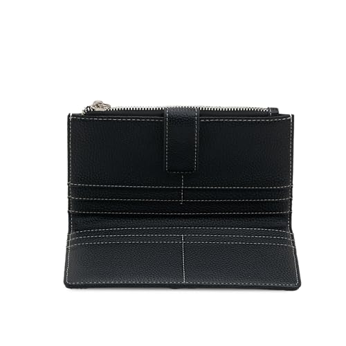 Image of Miraggio Trudie Wallet with Detachable Wristlet | One Main Compartments | 8 Card Slots | Women Wallets | Gift Items for Women (Black)