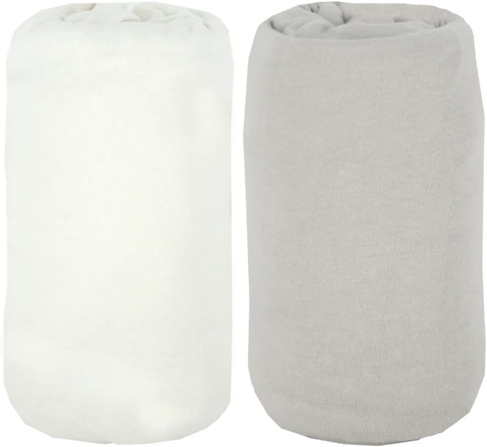 babyCalin Bio - 2 hoeslakens voor wieg, bio, 83 x 50 cm