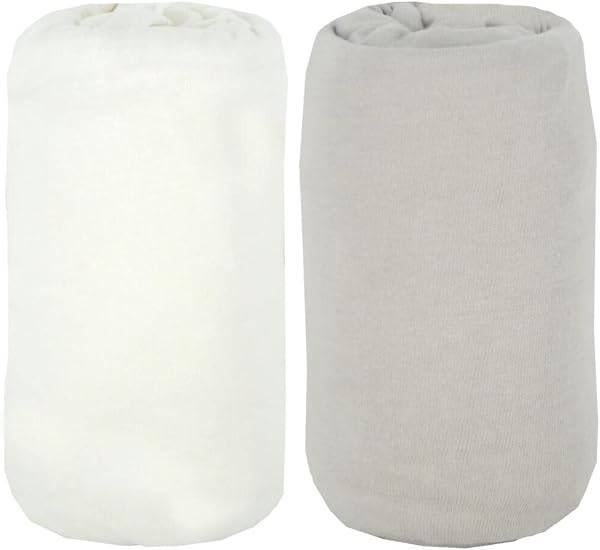 BabyCalin Bio - Lot 2 Draps Housse Berceau Bio 83x50 cm certifié OEKO-TEX - 2
