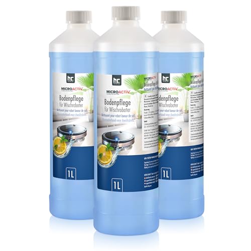 Microactiv® Nettoyant Sol Concentré 3 x 1 L pour Robots Laveurs –...